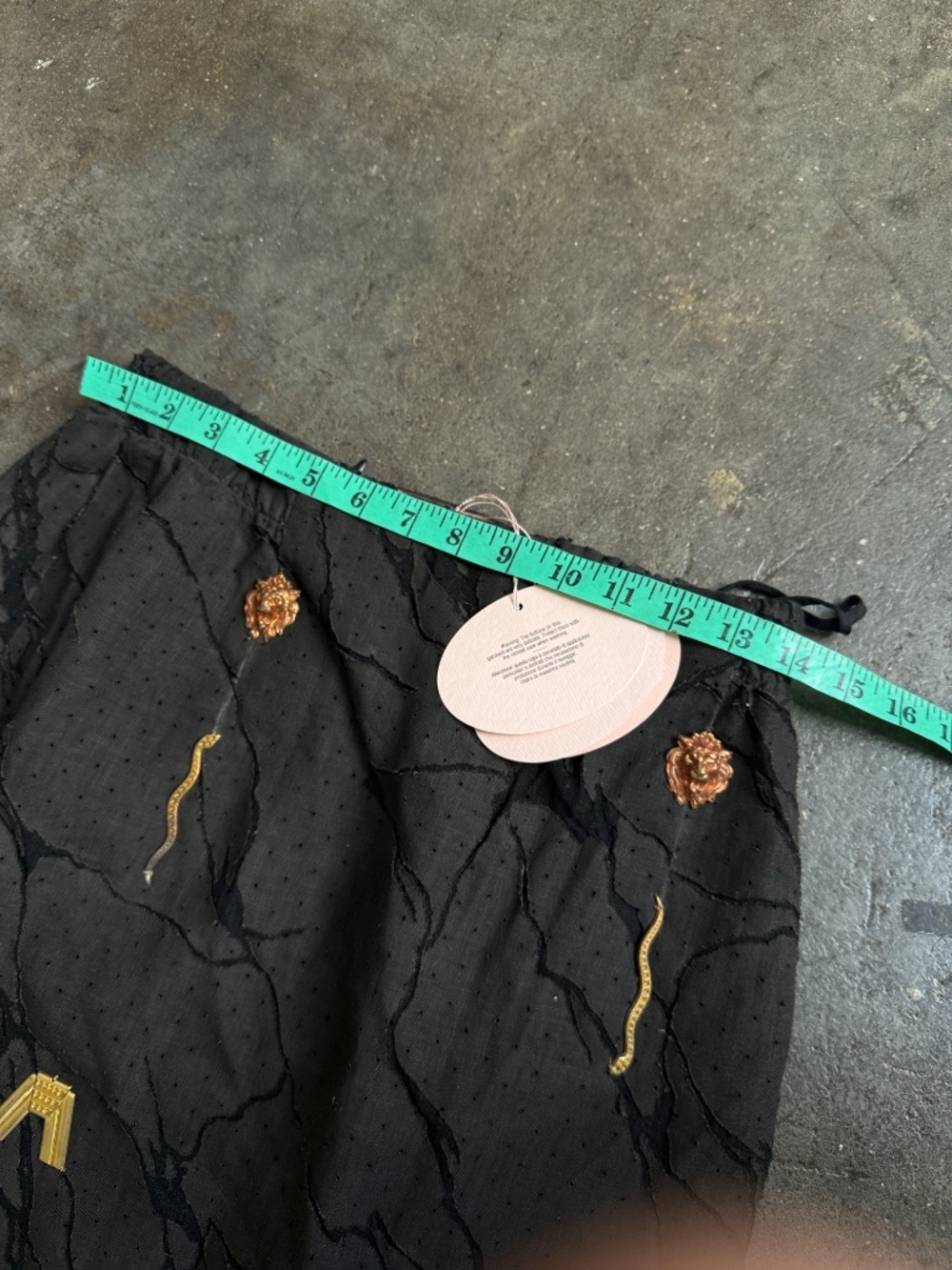 1,415$ 2016 Andreas Kronthaler Lazer Skirt w/ Metal Charms - Picture 3 of 8